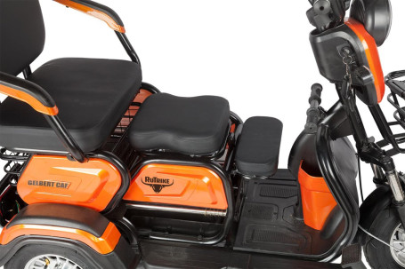  Трицикл электрический Rutrike Gelbert Caf 48V/60V 600Вт (белый) (025512-3039)