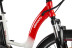 Электровелосипед Eltreco White (бело-красный)
