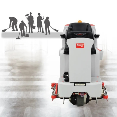 Поломоечная машина Bennett Hussar H120-75R PRO (300Ач, Li) (BNT64090-li300)