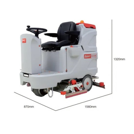 Поломоечная машина Bennett Hussar H120-75R PRO (300Ач, Li) (BNT64090-li300)