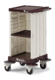 Тележка TTS MagicArt 00 Safety (без двери, 2 полки, база бордо)