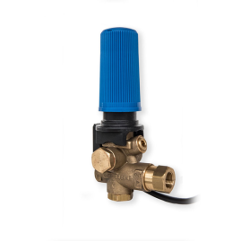 Регулятор давления Mazzoni (250бар, 35л/мин, 3/8"г-3/8"г, By-pass 3/8"г, отв. маном. 1/4"г, микр.)