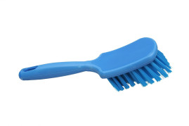 Щетка ручная с обрезиненной ручкой FBK (275х75мм, ворс жесткий, синий)