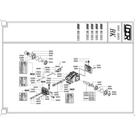 Насос высокого давления UDOR BKC 15/30 S (300бар, 15л/мин)