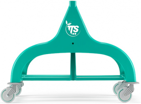 Каркас TTS тележки Nick для ведер 2*15 л (пластик, зеленый)