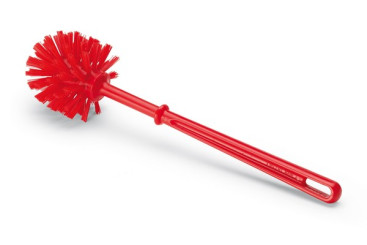 Щетка-ерш IGEAX с ручкой (d80мм, мягкий, красный)