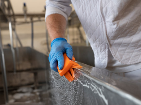 Щетка ручная UST Vikan (176мм, жесткий, оранжевый) (38917)