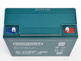 Тяговый аккумулятор Gelbert 6-DZF-20 (12В, 22,5Ач, AGM)