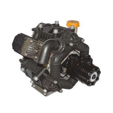 Насос мембранный Bertolini POLY 2120 VC (15бар, 126л/мин, гладкий вал 1&quot;, ВОМ)