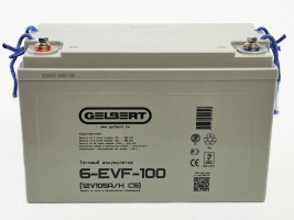 Тяговый аккумулятор Gelbert 6-EVF-100 (12В, 105Ач, AGM)