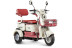 Трицикл электрический Rutrike Gelbert Mercury (48/60V, 650W, бело-красный) (0000265-3050)