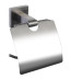 Держатель для туалетной бумаги Nofer BARCELONA (с крышкой, глянцевый)