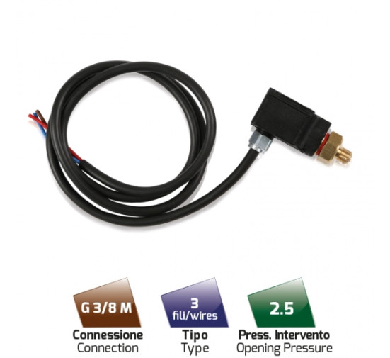 Датчик давления (3/8&quot;ш, д.о. 25бар) MTM