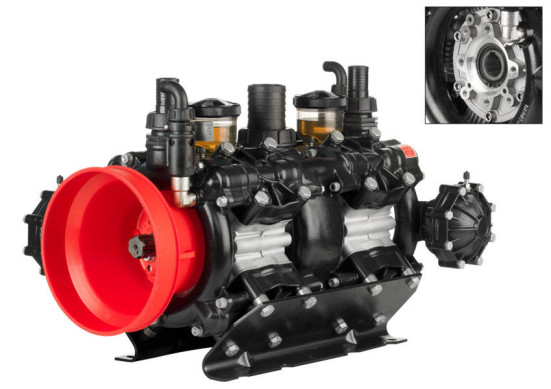 Мембранный насос AR 320 BP TWIN C/F (NBR, 20 бар, 321.2 л/мин, ВОМ 1&quot;⅜-полый вал 32 мм)