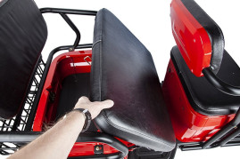 Трицикл электрический Rutrike Экипаж (красный)