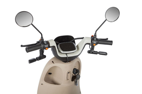 Трицикл электрический Rutrike Gelbert Ogma (48/60V, 650W, бело-коричневый) (0000252-3052)