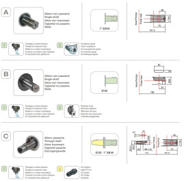 Мембранный насос Comet BP75 (20 бар, 67 л/мин, полый вал 30 мм)