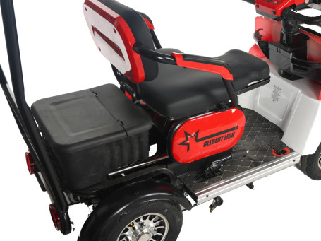Трицикл электрический Rutrike Gelbert Lich 48V/60V 600Вт (синий) (025522-3045)