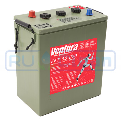 Тяговый аккумулятор Ventura FFT 06 270 (6В, 270Ач, WET)
