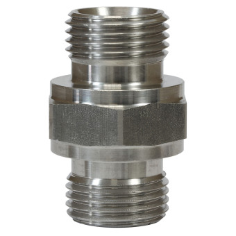 Переходник 1/2"ш-1/2"ш R+M (500бар, нерж)