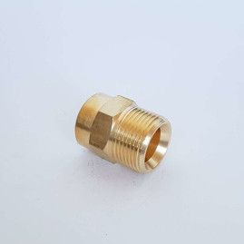 Переходник М22х1.5ш-1/4"г (лат)