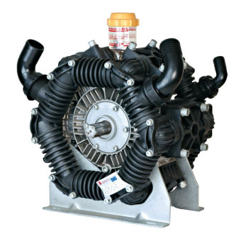 Насос мембранный Bertolini POLY 2300 VC (15бар, 290л/мин, ВОМ 1&quot;3/8, и полый 1&quot; для гидромотора) 