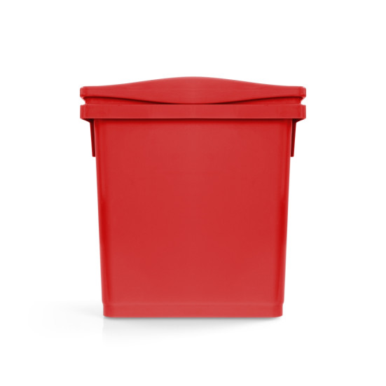 Ведро TTS (4л, прямоугольн, полипропилен, красный)