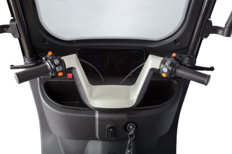 Трицикл электрический Rutrike Gelbert Sarin (48/60V, 1000W, коричнево-белый) (0000260-3054)