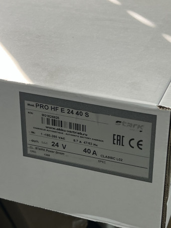 Зарядное устройство Stark ProHF E 24-40 (24В, 40А) (PSW2460.ST2)
