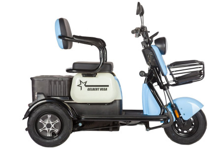 Трицикл электрический Rutrike Gelbert Vega 48V/60V 600Вт (зеленый)
