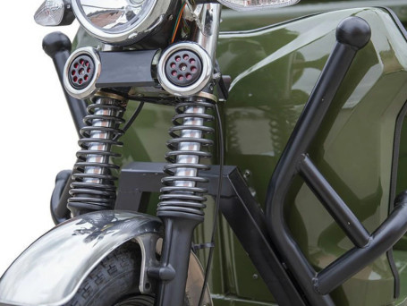 Трицикл электрический Rutrike D4 Next 1800 60V1500W (зеленый)