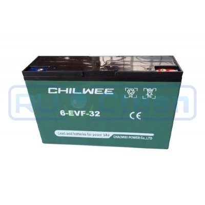 Тяговый аккумулятор Chilwee Battery 6-EVF-32 (12В, 34А/ч)