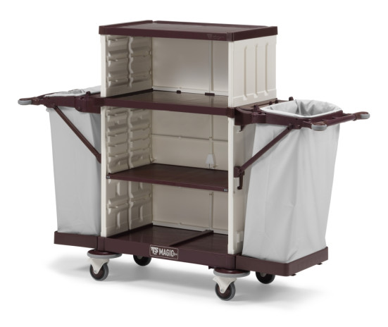 Тележка TTS MagicArt 27 Safety (открытая, 2 держ. мешка, белый)