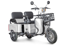 Трицикл электрический Rutrike Gelbert Tuban (48/60V, 600W, белый)