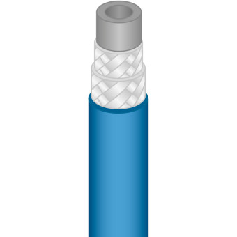 Шланг пищевой Blufood DN12 (50бар, 70гр.С, PVC, 5-сл, м.пог.)