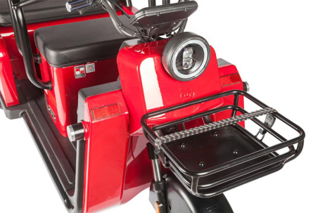 Трицикл электрический Wanshida LC-F200 60V 1000Вт (красный) (025558-3083)