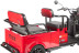 Трицикл электрический Wanshida LC-F200 60V 1000Вт (красный) (025558-3083)