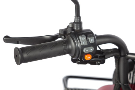 Трицикл электрический Wanshida LC-F200 60V 1000Вт (красный) (025558-3083)