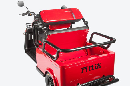 Трицикл электрический Wanshida LC-F200 60V 1000Вт (красный) (025558-3083)