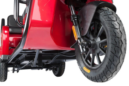 Трицикл электрический Wanshida LC-F200 60V 1000Вт (красный) (025558-3083)