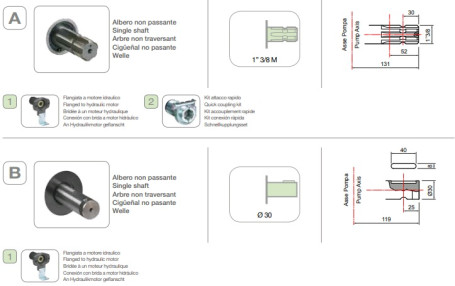 Мембранный насос Comet BP40 (15 бар, 43.3 л/мин, ВОМ 1&quot;3/8)