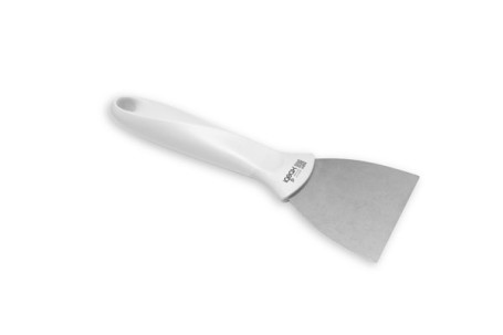 Скребок IGEAX ручной (нерж, 75мм, белый) (1124W)