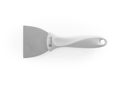 Скребок IGEAX ручной (нерж, 75мм, белый) (1124W)