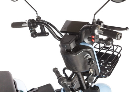 Трицикл электрический Rutrike Gelbert Vega (48/60V, 600W, фиолетовый) (0000136-3067)