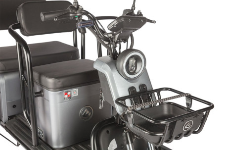 Трицикл электрический Wanshida UM+ 60V 1000Вт (красный) (025574-3101)