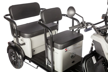 Трицикл электрический Wanshida UM+ 60V 1000Вт (черный) (025574-3098)