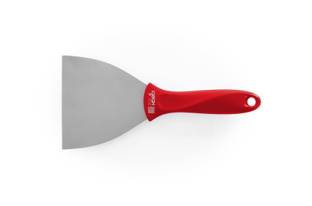 Скребок IGEAX ручной (нерж, 110мм, красный) (1125R)