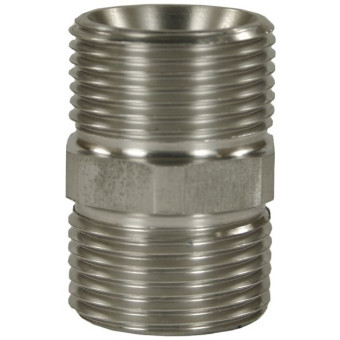 Переходник R+M (M22/M22 внеш., нерж. сталь)