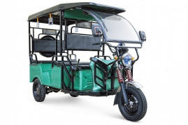 Трицикл электрический Rutrike Рикша 60V1000W (зеленый)