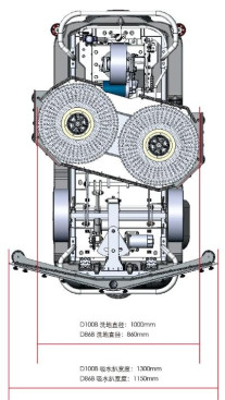 Поломоечная машина Bennett Dragoon D200-100d Pro (226Ач, Gel)